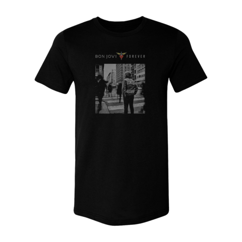 Album Cover Tee in Black by Bon Jovi - T-Shirt - shop now at Bon Jovi store
